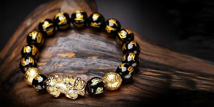 Feng Shui Pixiu Black Obsidian Wealth Bracelet Original 40%OFF | eBay