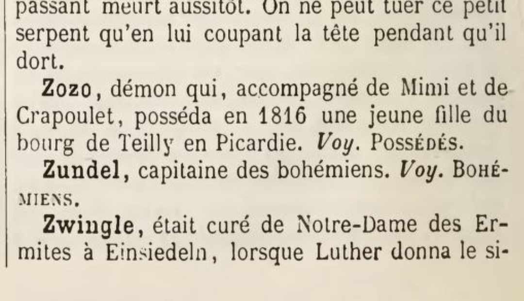 Jacques Collin de Plancy - Dictionnaire Infernal