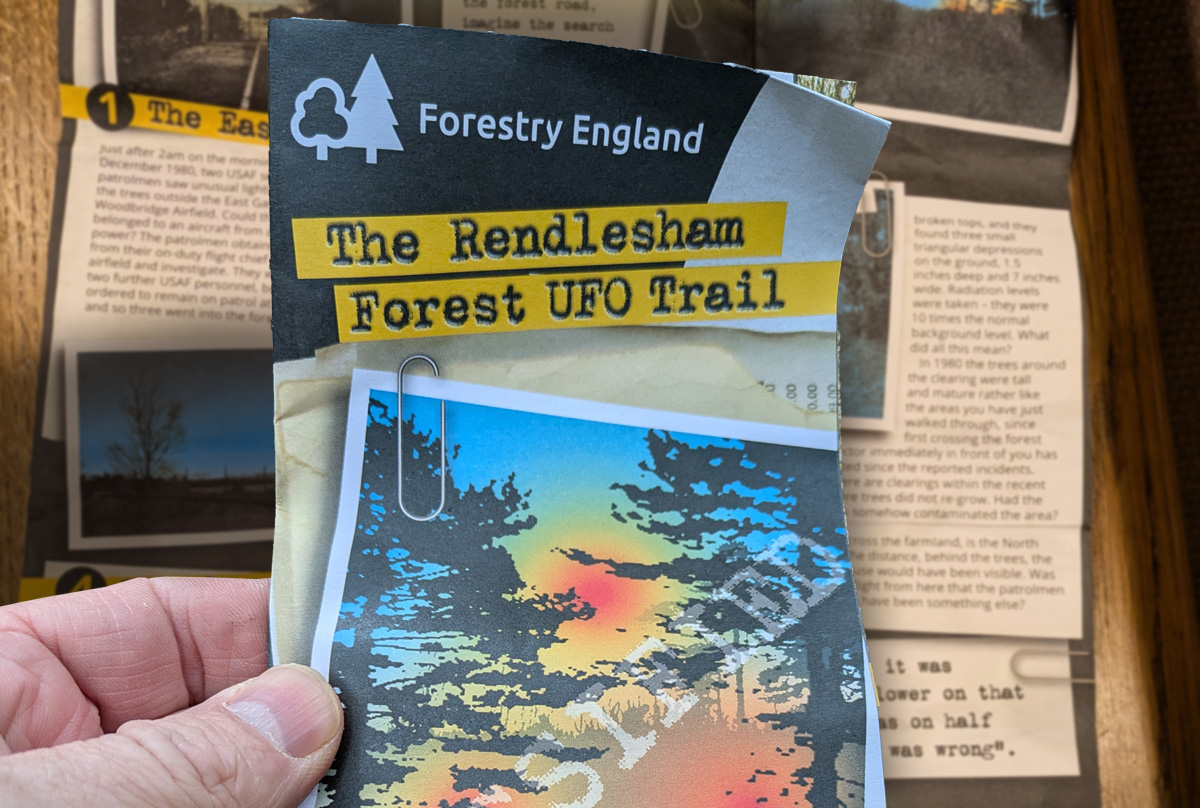 Rendlesham Forest UFO Trail Leaflet