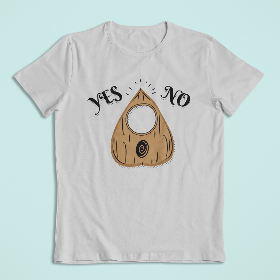 Higgypop Ouija Yes Or No T-Shirt