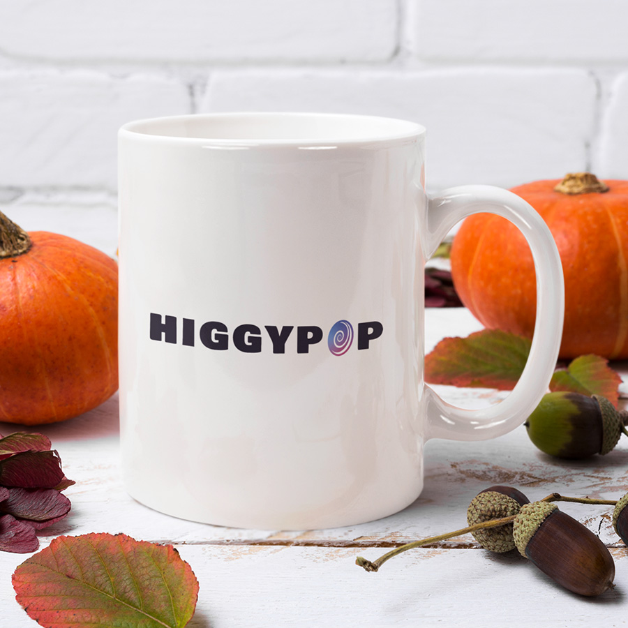 White Higgypop Mug